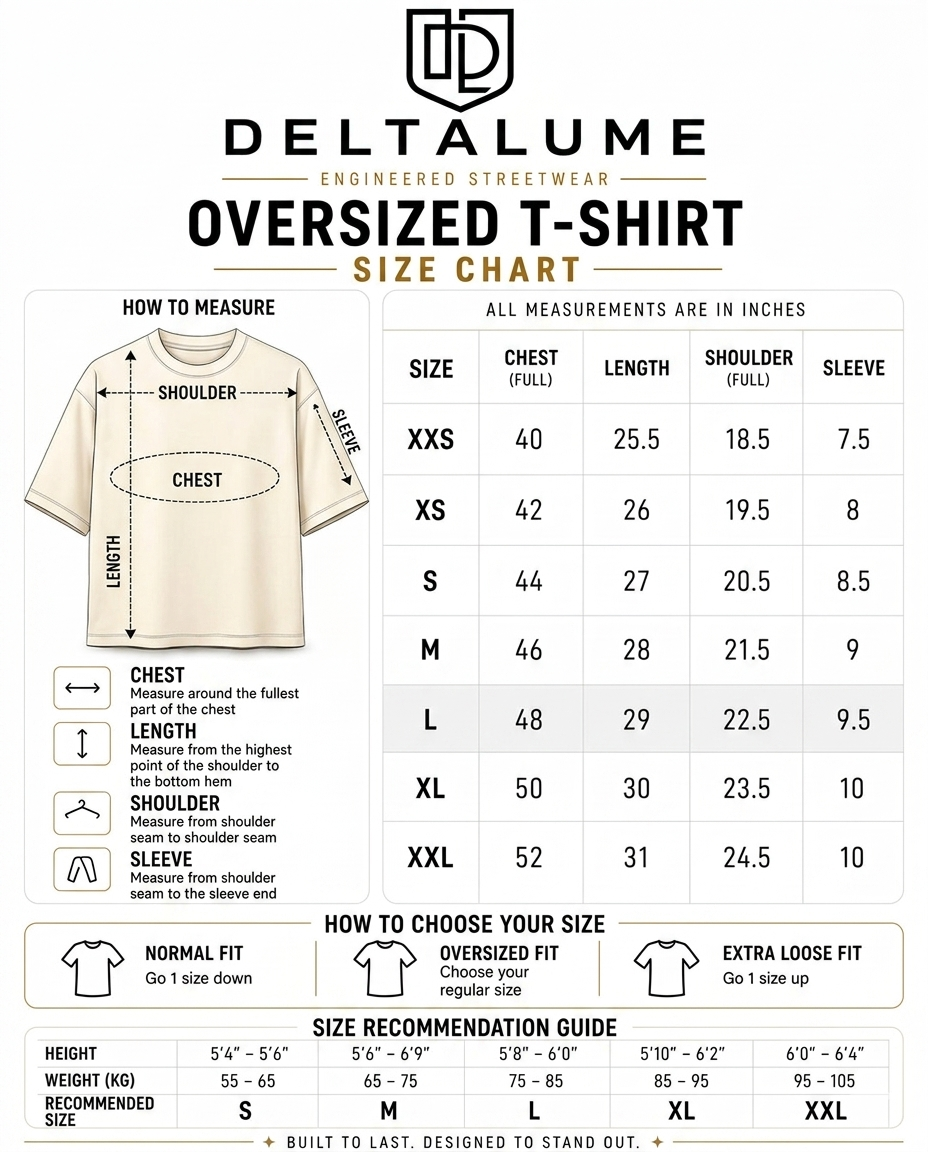 Beige Plain Oversized T-Shirt | 100% Premium Cotton