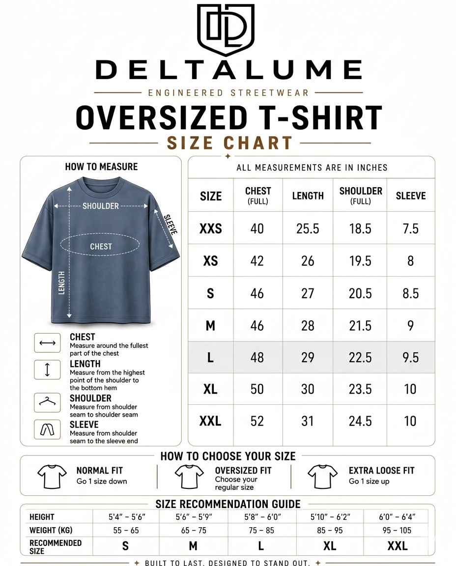 Blue grey Plain Oversized T-Shirt | 100% Premium Cotton
