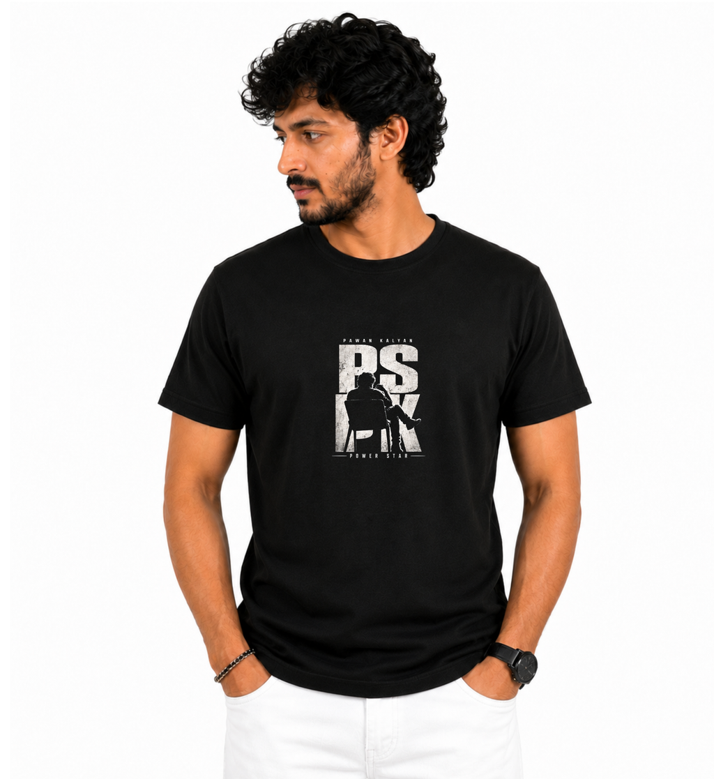 PSPK Regular T shirt-Black&Blue