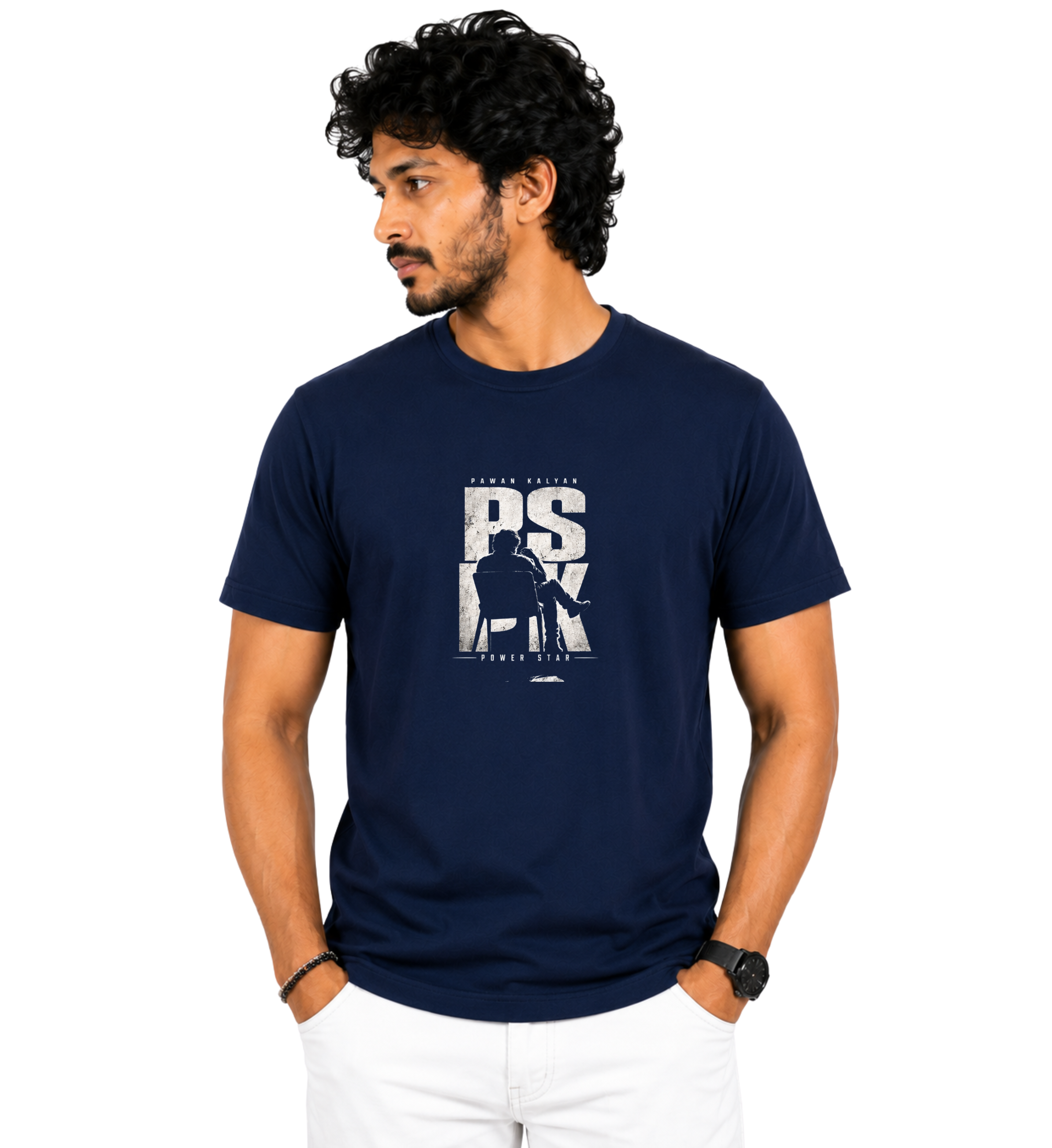 PSPK Regular T shirt-Black&Blue