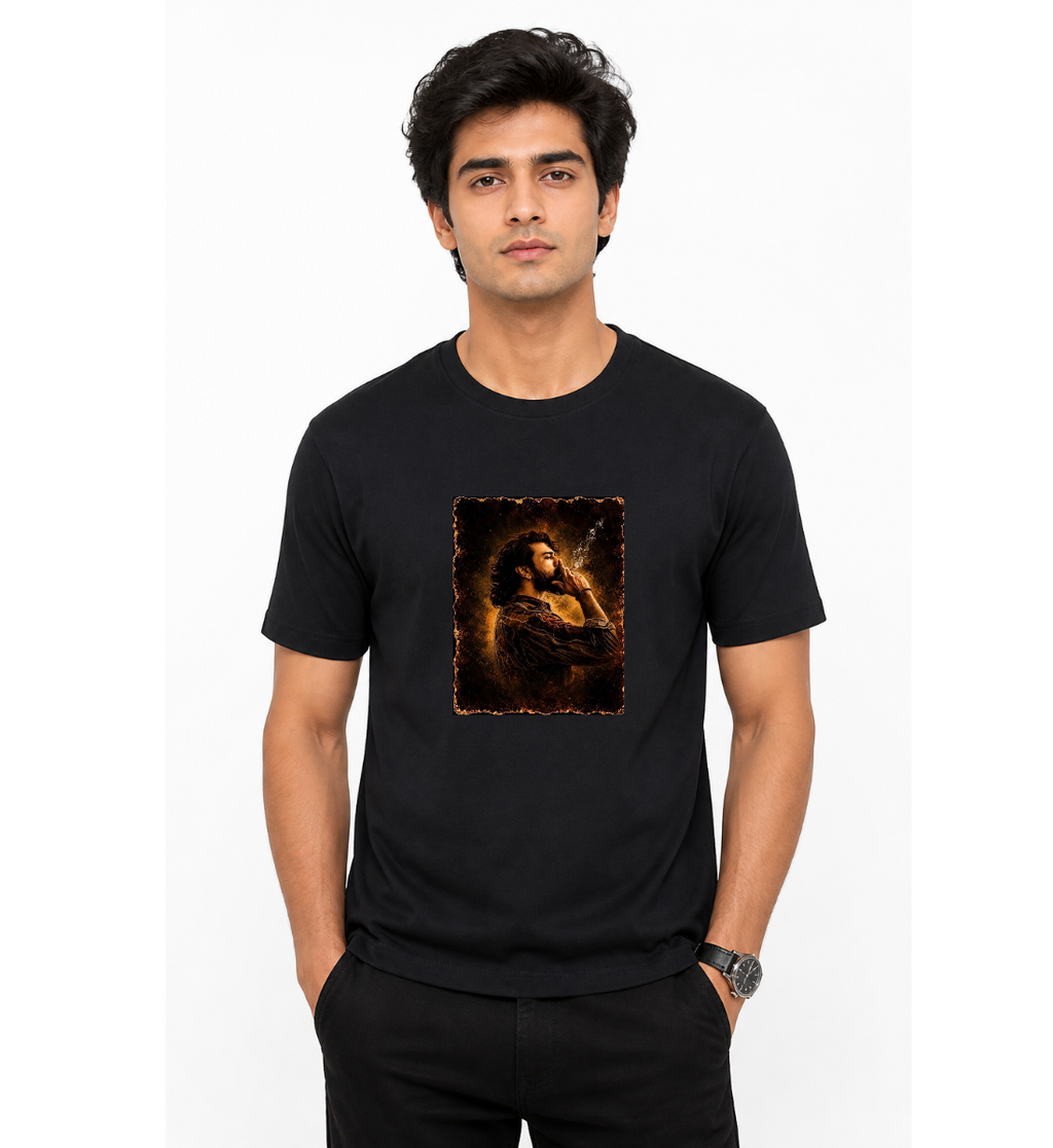 Peddi regular T-Shirt Black-100% Premium Cotton