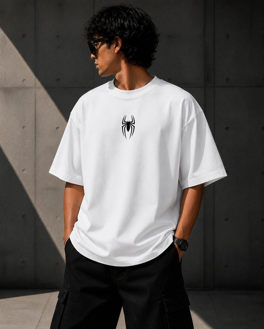 Spider-Man oversized Tshirt-White