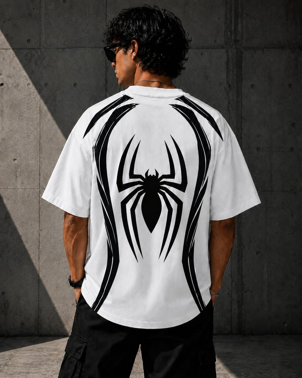 Spider-Man oversized Tshirt-White