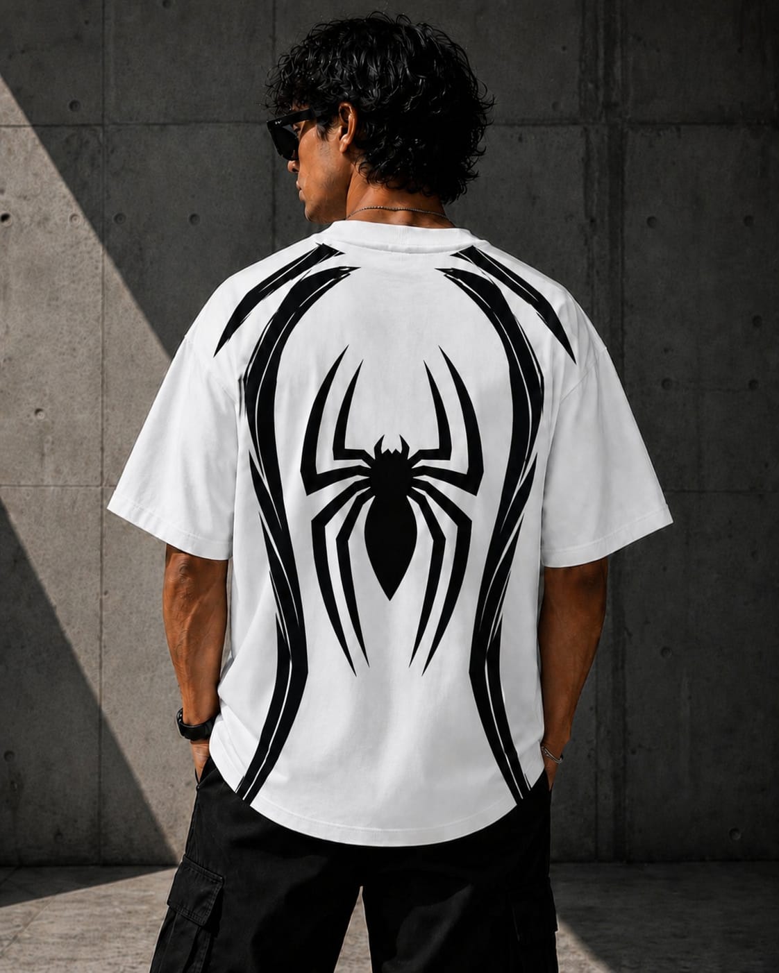 Spider-Man oversized Tshirt-White