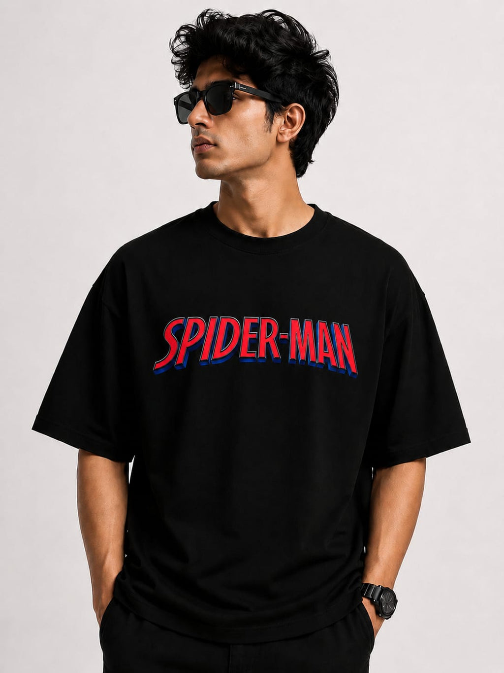 Spider-Man oversized Tshirt -black
