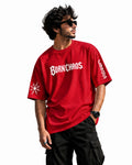 Born Chaos Red Oversized Unisex T-Shirt