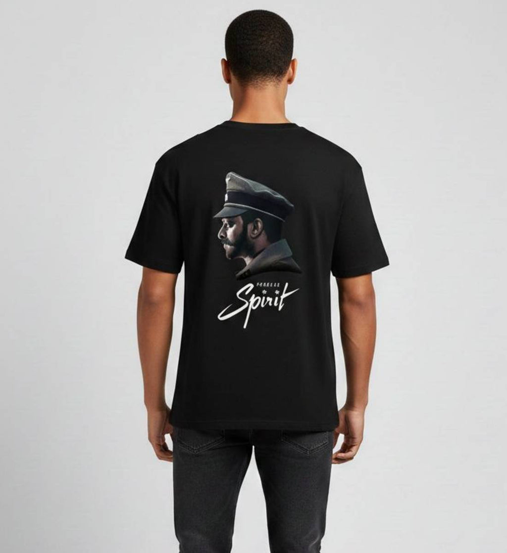SPIRIT – The Rebel | Black Regular T-Shirt