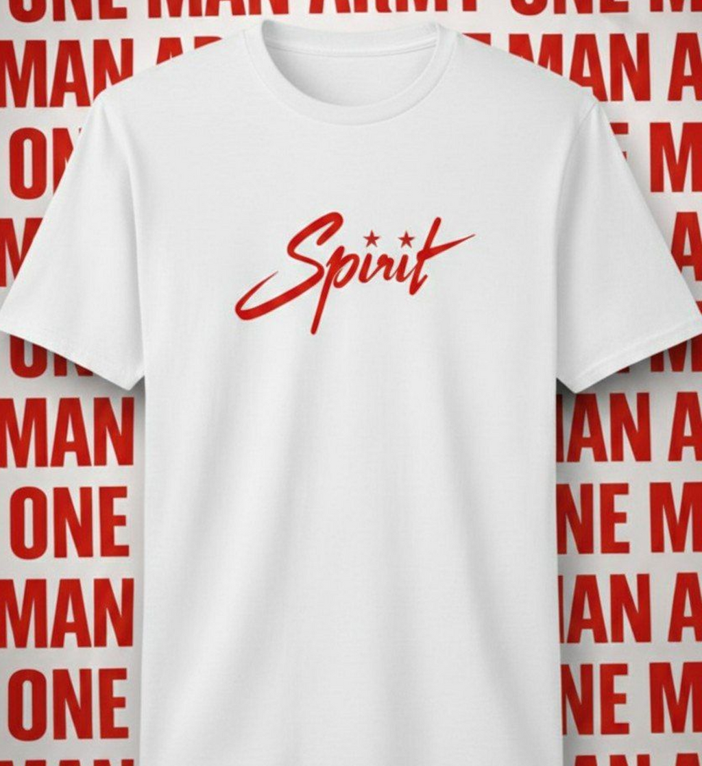 SPIRIT – The Rebel | White Regular T-Shirt