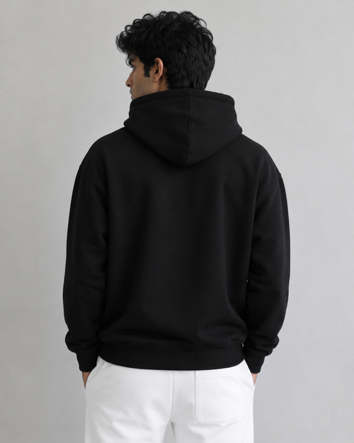 Black Regular Hoodie