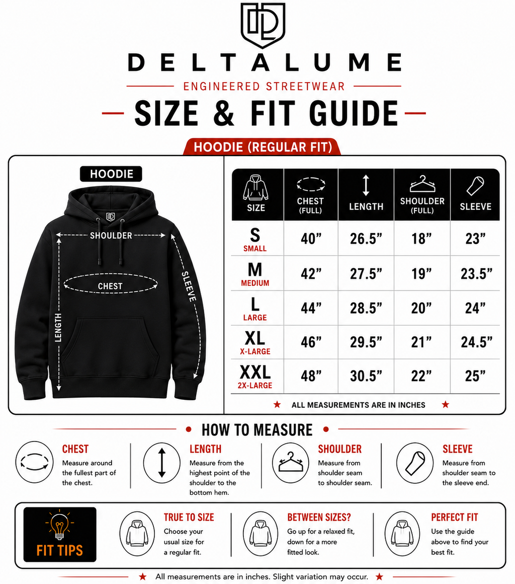 Black Regular Hoodie