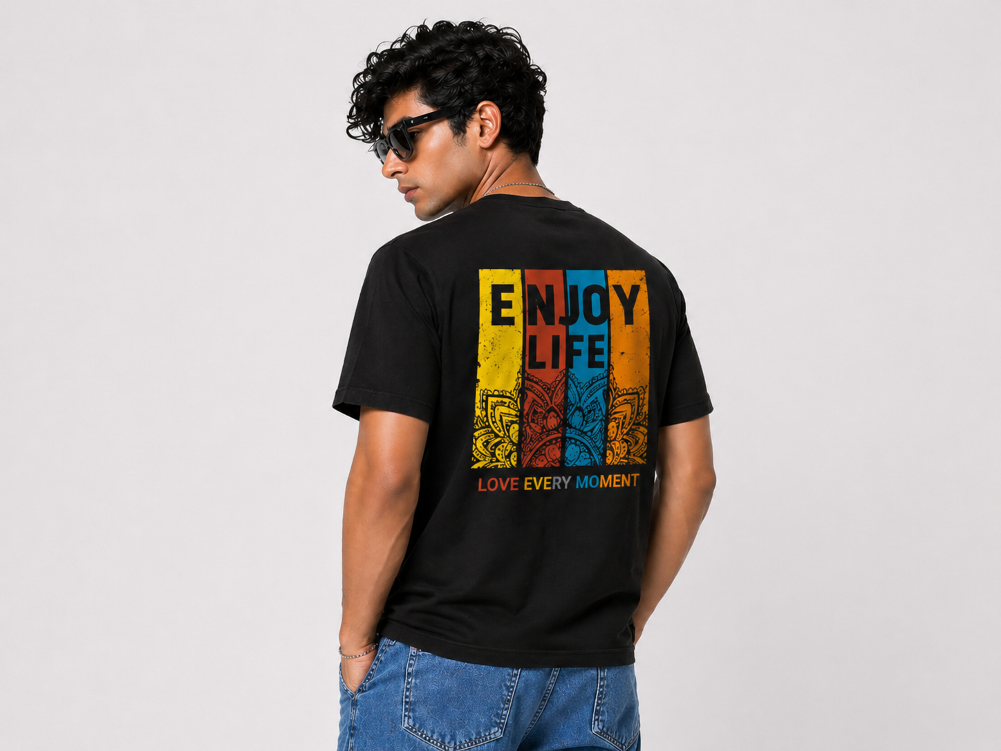 Enjoy Life Regular Fit Men's Graphic T-Shirt