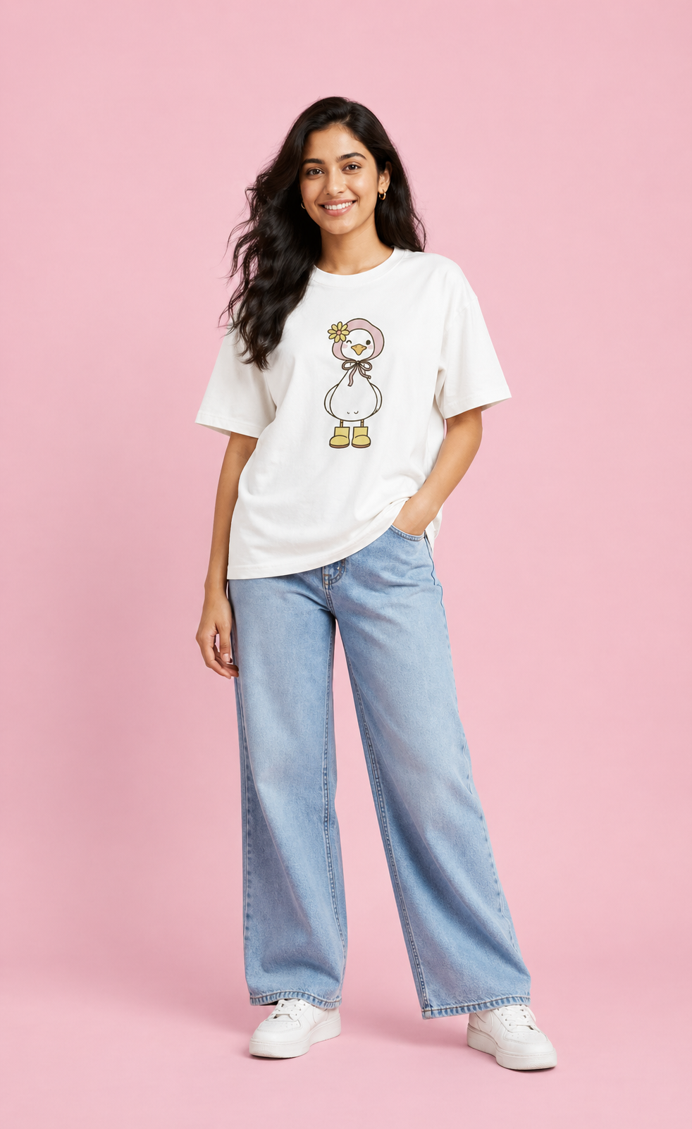 Cute Duck Oversized Unisex T-Shirt