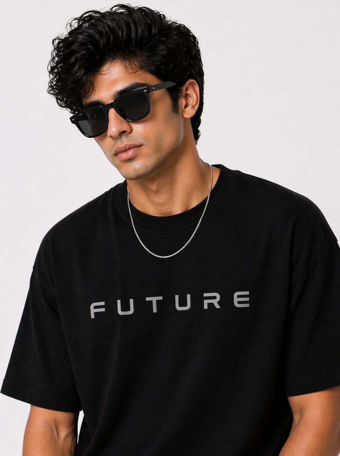 Future Regular Fit Men's Minimal Graphic T-Shirt –