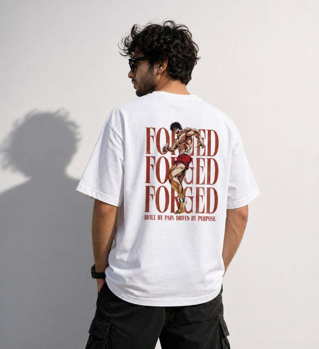 Forged Baki Oversized Unisex T-Shirt