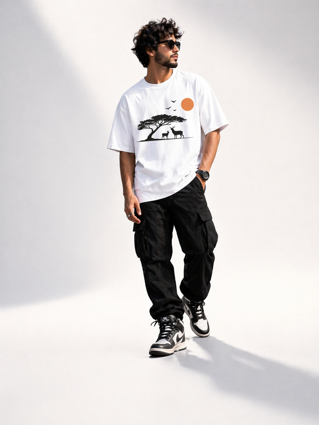 Sunset Wilderness Oversized Unisex T-Shirt