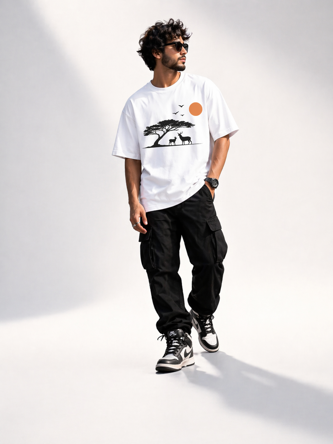 Sunset Wilderness Oversized Unisex T-Shirt