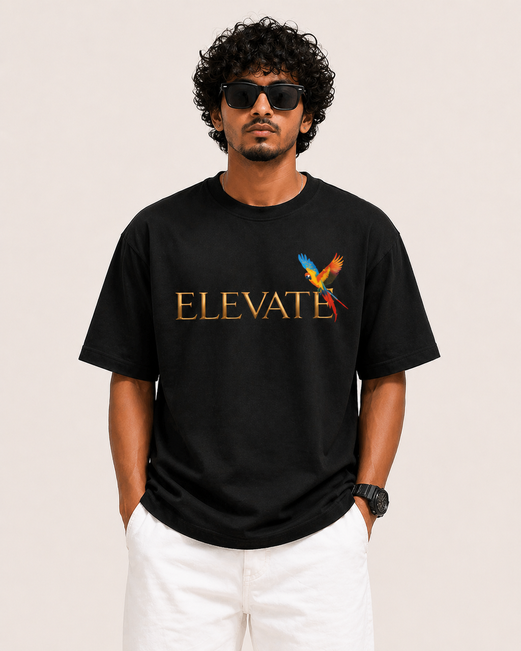 Elevate Parrot Oversized Unisex T-Shirt