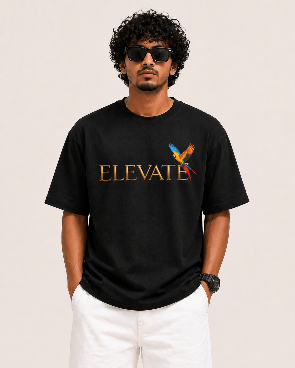 Elevate Parrot Oversized Unisex T-Shirt