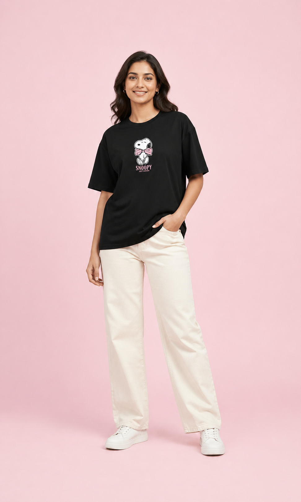 Snoopy “Best Dressed” Oversized Unisex T-Shirt