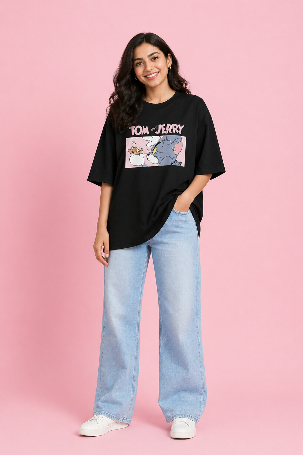 Tom & Jerry Oversized Unisex T-Shirt