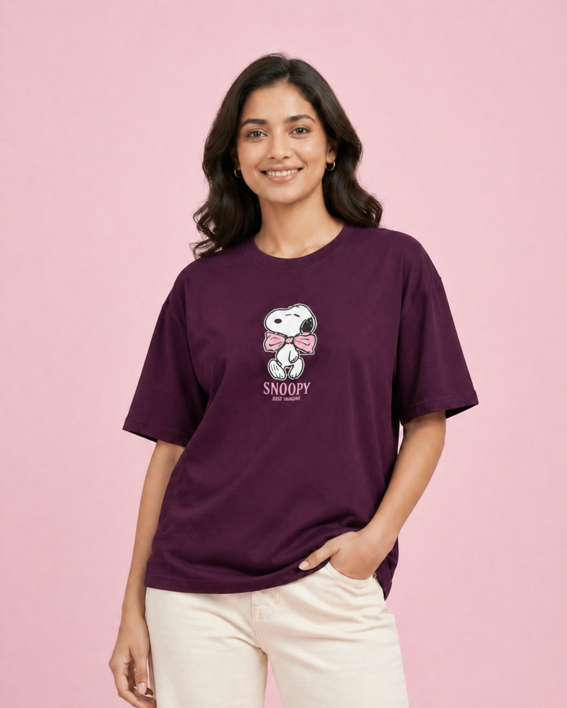 Snoopy “Best Dressed” Oversized Unisex T-Shirt