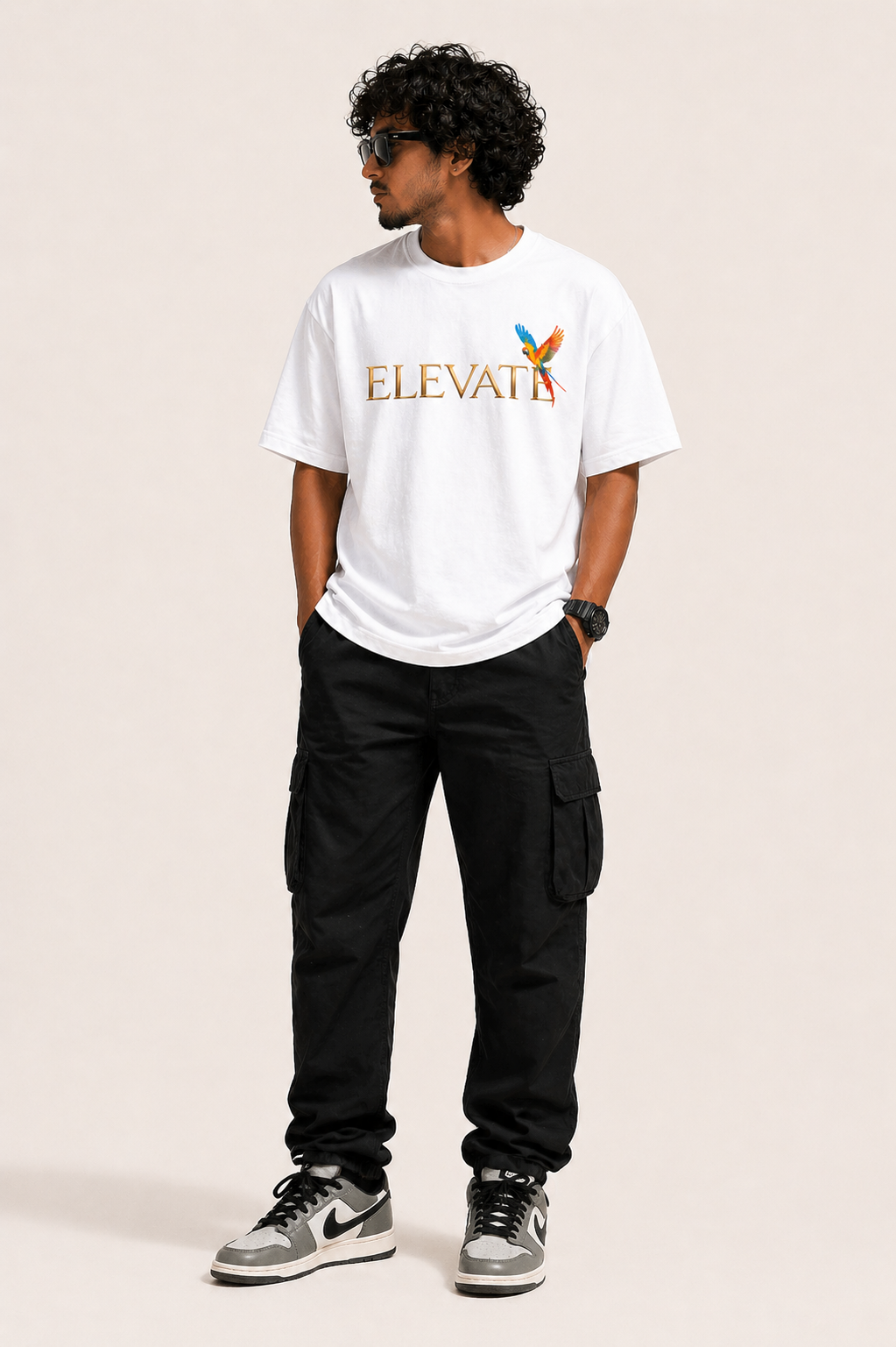 Elevate Parrot Oversized Unisex T-Shirt