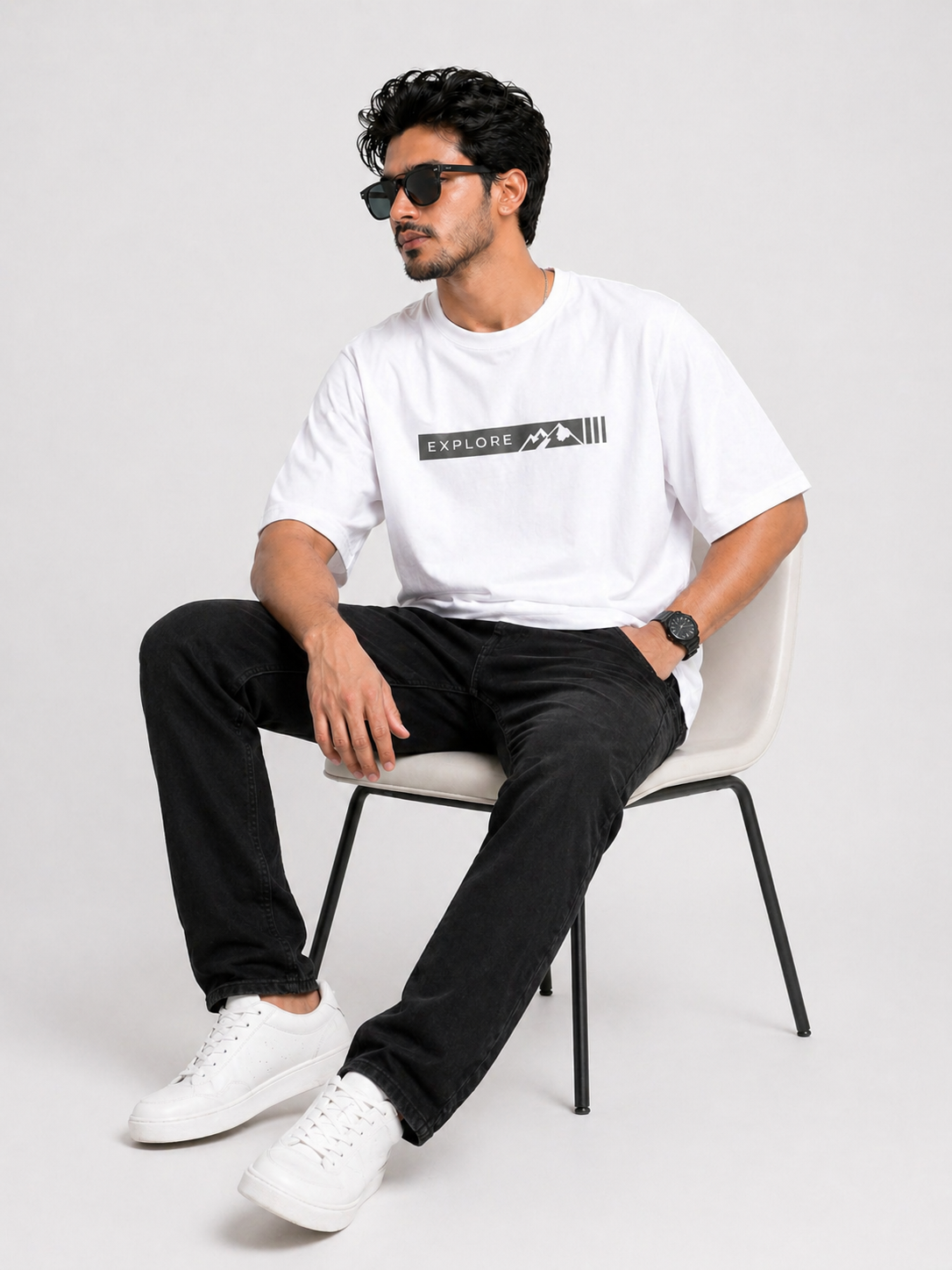 Explore The Sunset Wilderness Oversized Unisex T-Shirt