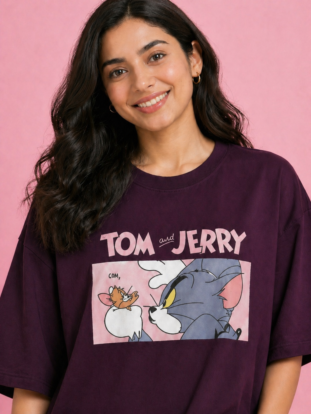 Tom & Jerry Oversized Unisex T-Shirt