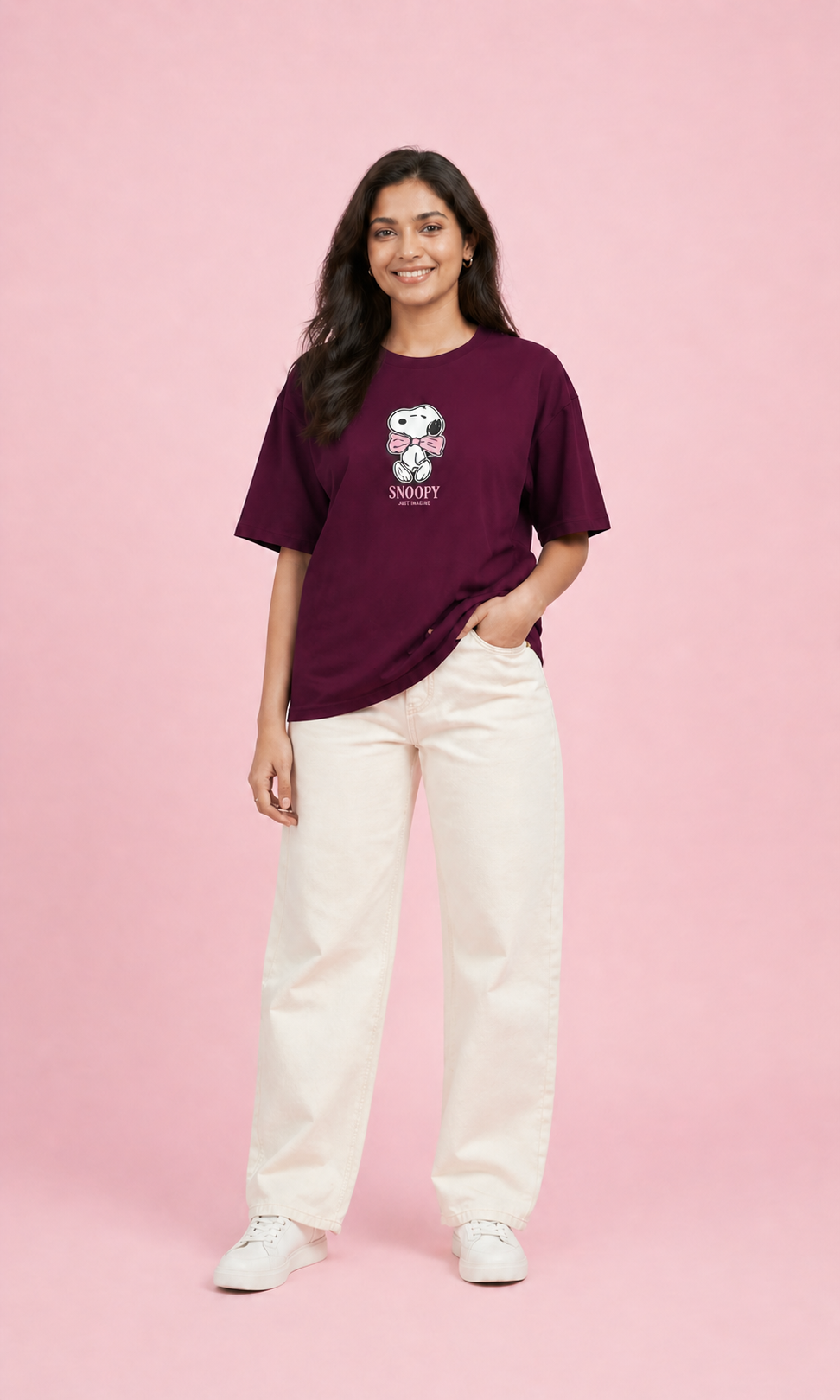 Snoopy “Best Dressed” Oversized Unisex T-Shirt