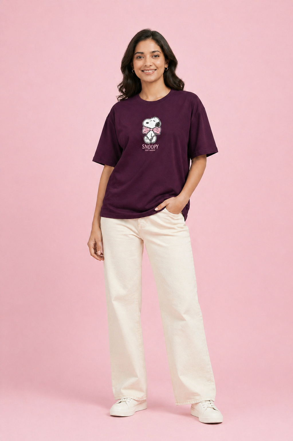 Snoopy “Best Dressed” Oversized Unisex T-Shirt
