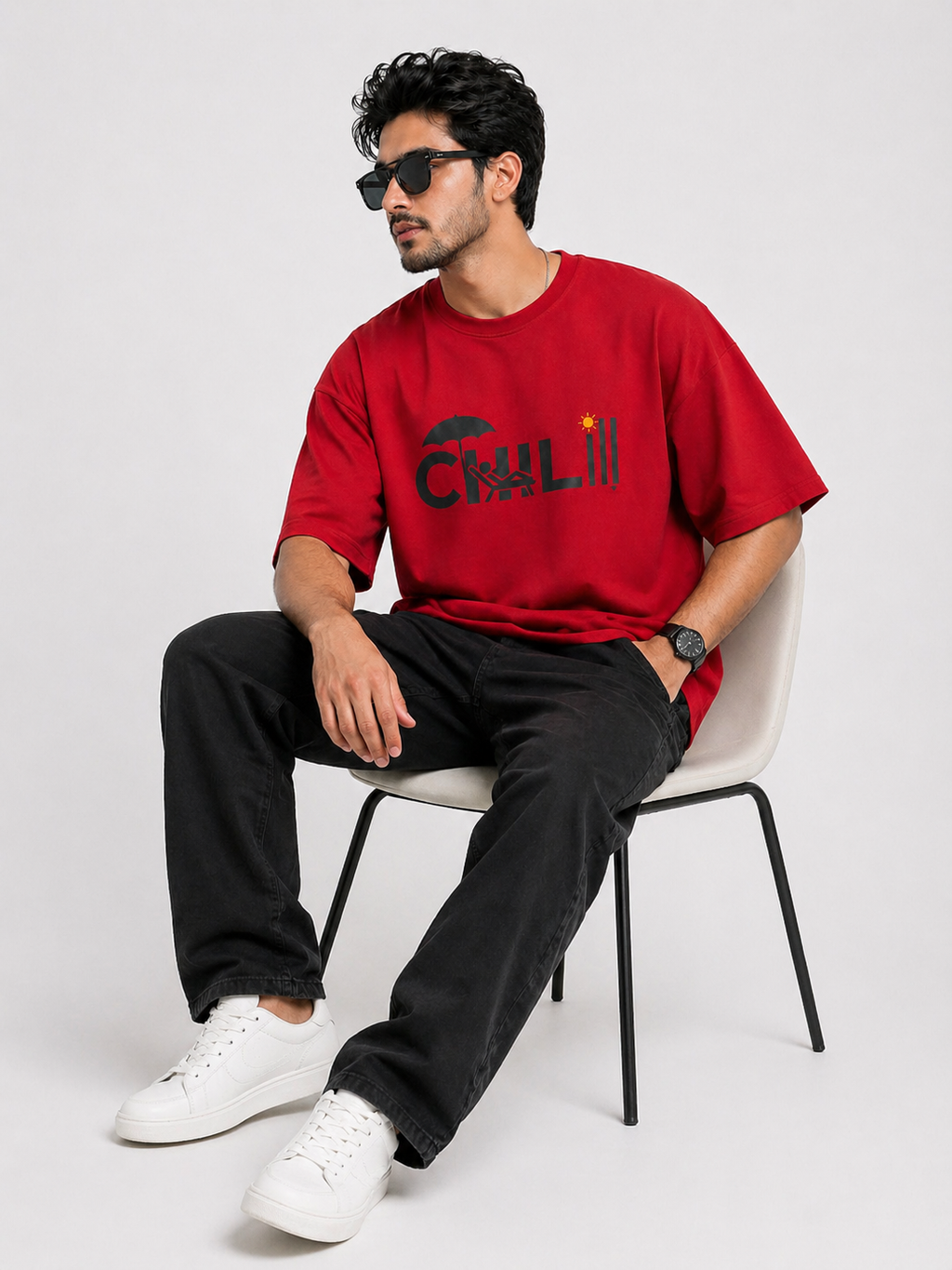 Chill Mode Oversized Unisex T-Shirt