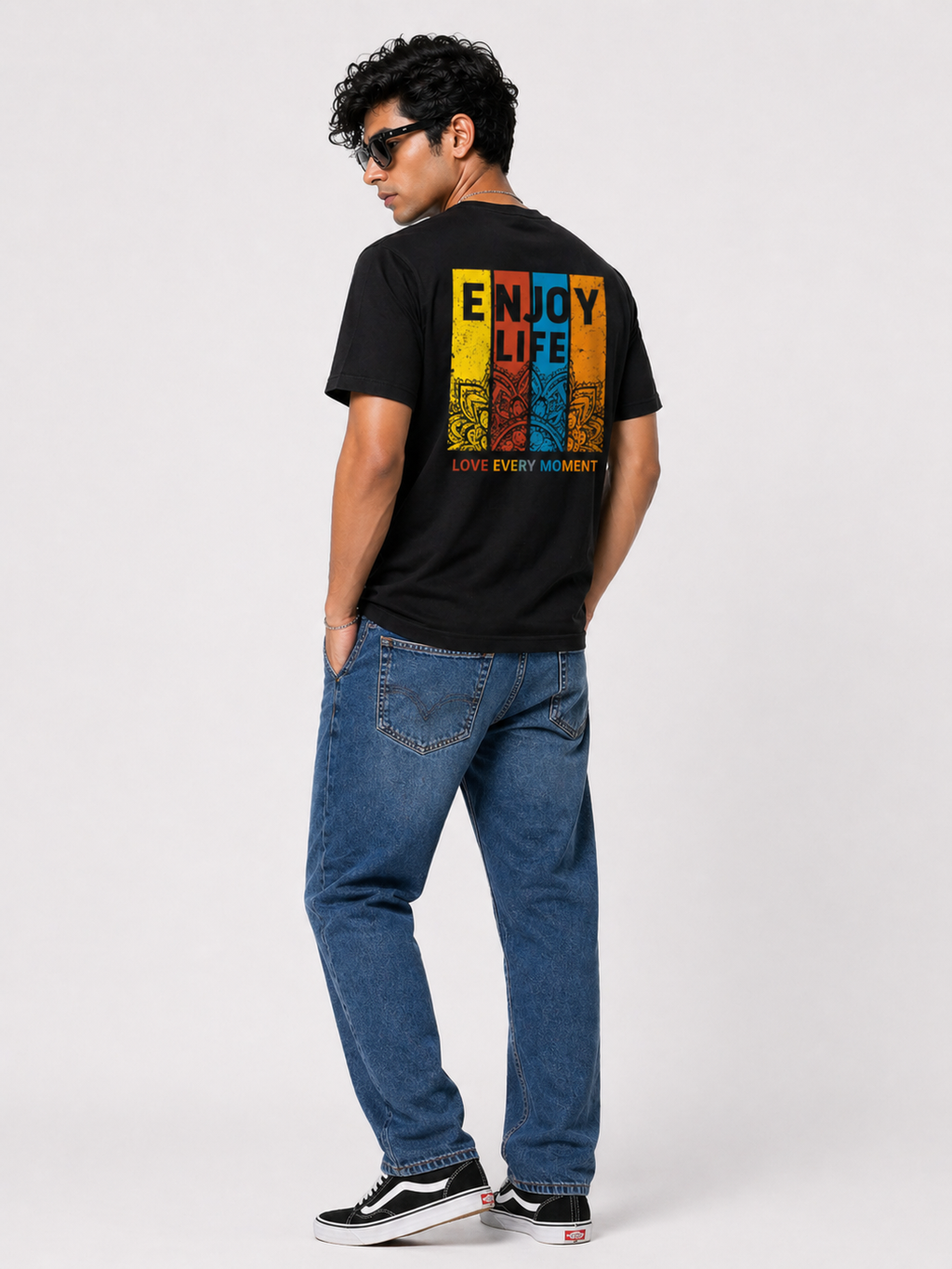 Enjoy Life Regular Fit Men's Graphic T-Shirt