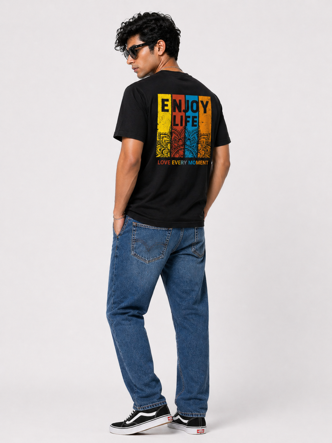 Enjoy Life Regular Fit Men's Graphic T-Shirt