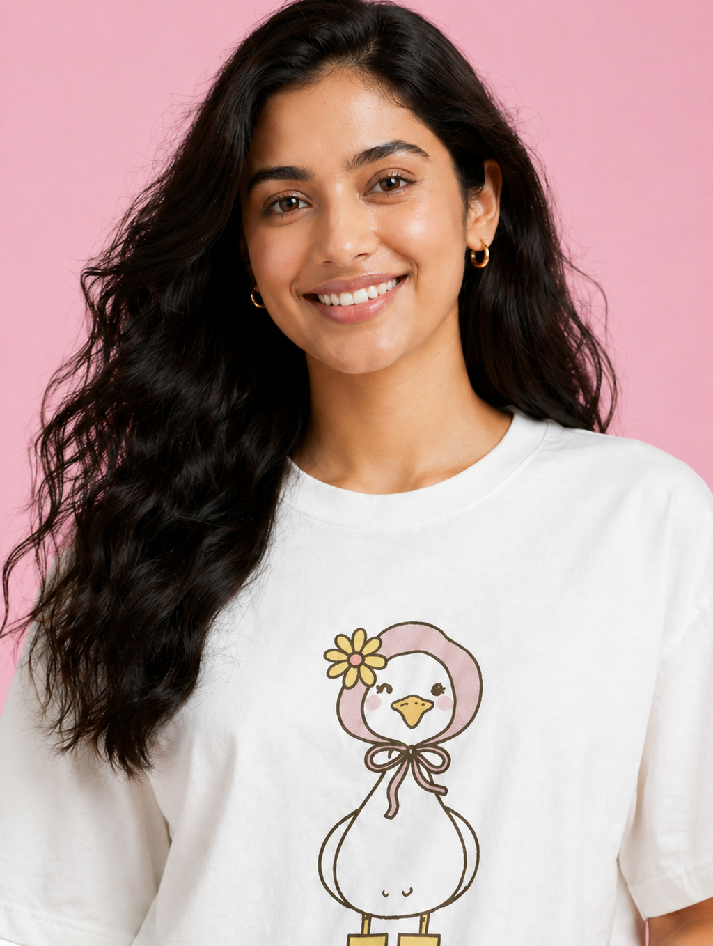 Cute Duck Oversized Unisex T-Shirt