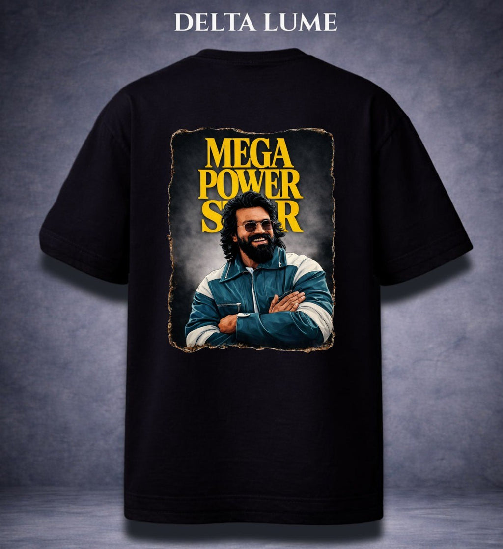 Mega Power Star regular T-Shirt Black-100% Premium Cotton