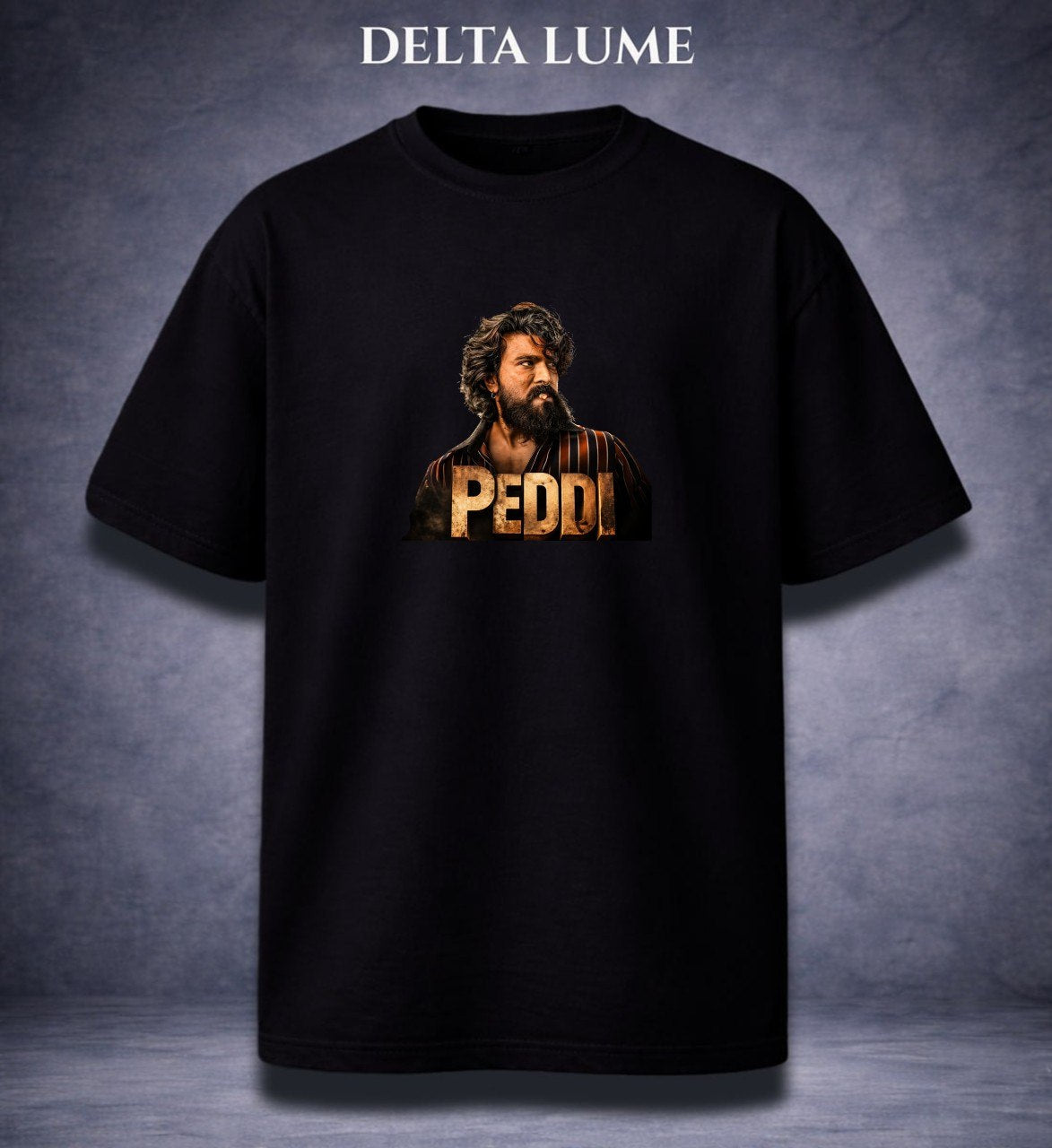 Peddi Power regular T-Shirt Black-100% Premium Cotton