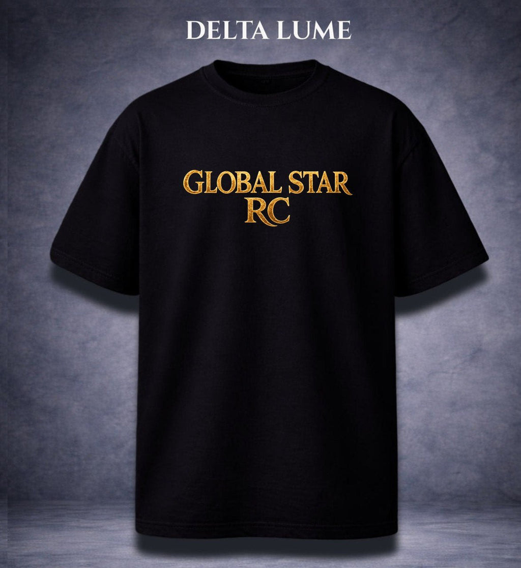 Global Star RC Classic regular T-Shirt Black-100% Premium Cotton