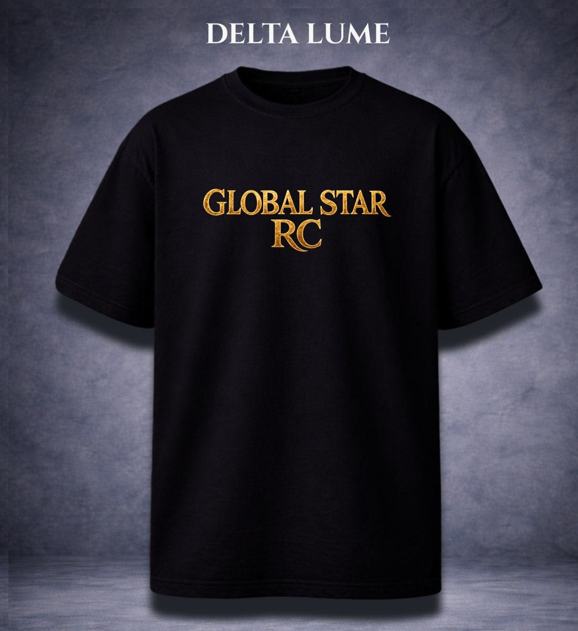 Global Star RC Classic regular T-Shirt Black-100% Premium Cotton