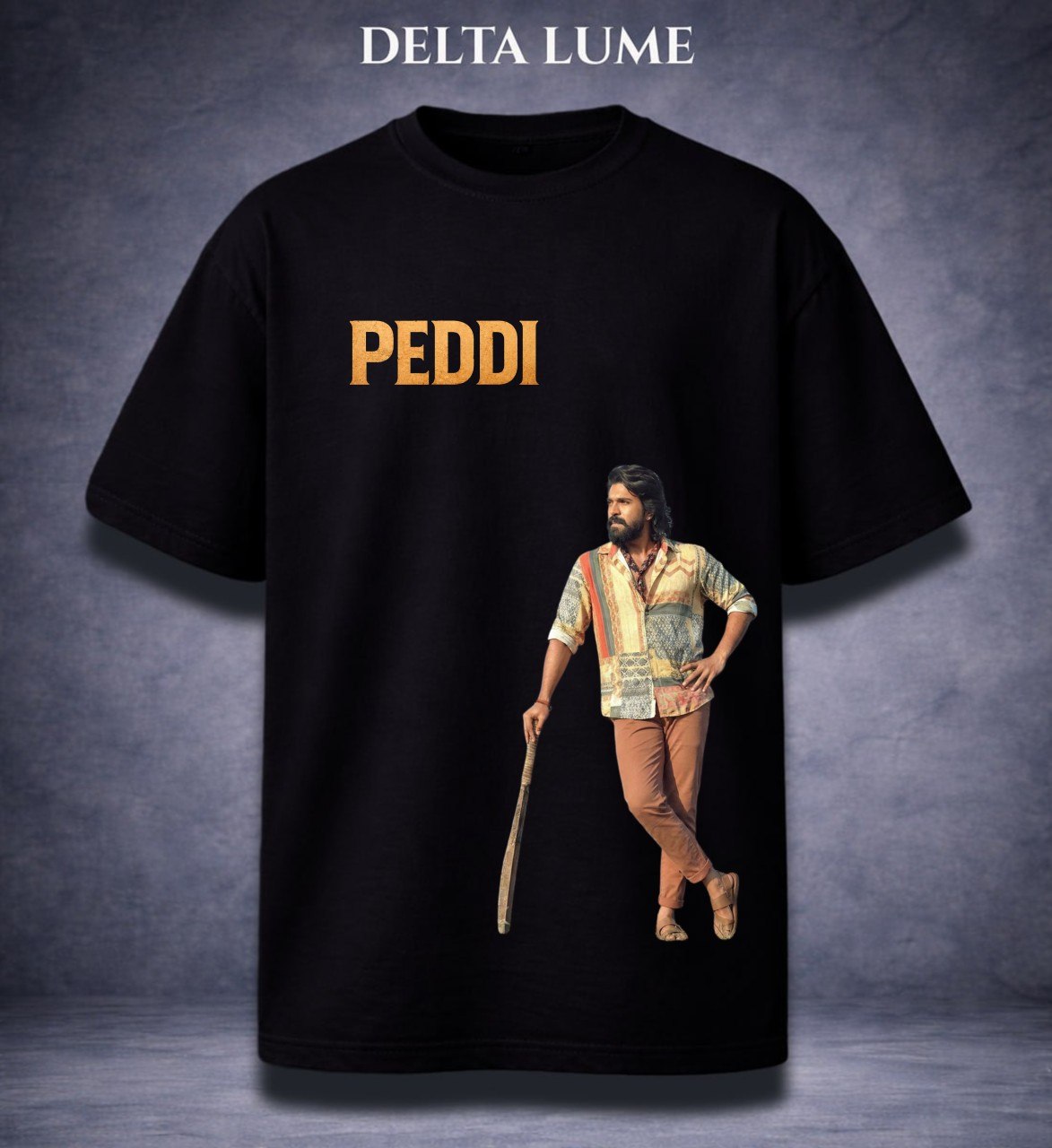 Peddi Minimal regular T-Shirt Black-100% Premium Cotton