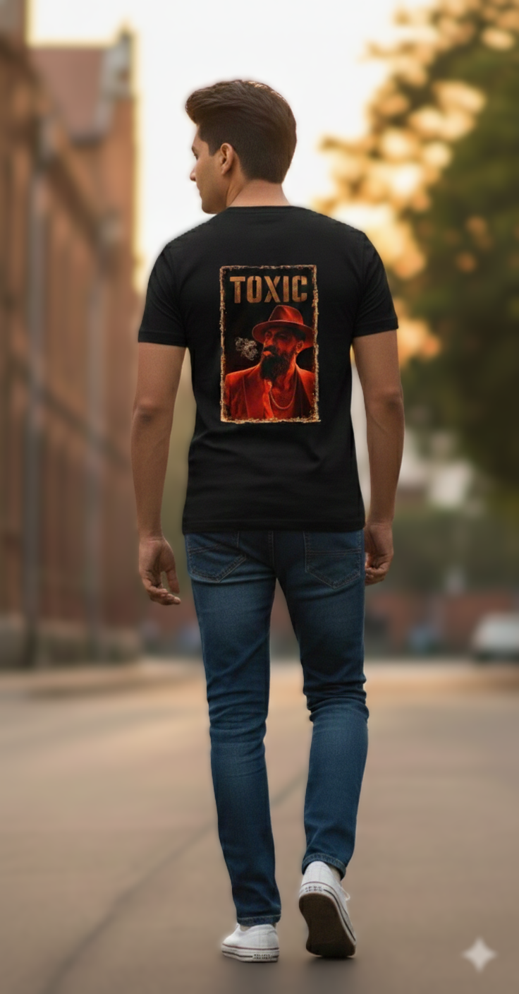 Toxic Graphic Regular T-Shirt – 100% Premium Cotton