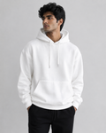 White Regular Hoodie